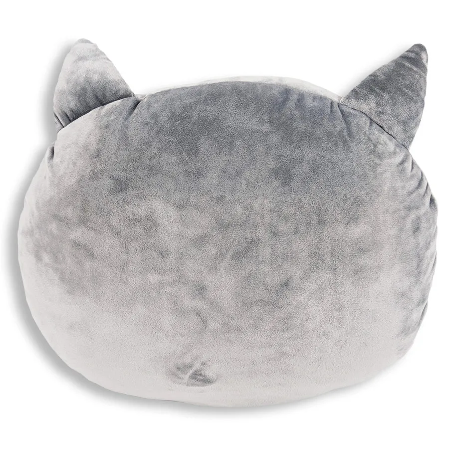 Squishy Cat Face Pillow with Floppy Ears | Cornelius The Cat