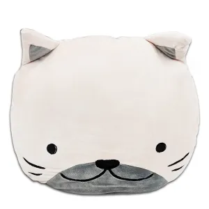 Squishy Cat Face Pillow with Floppy Ears | Cornelius The Cat