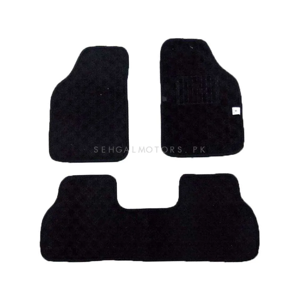 Suzuki Alto Carpet Floor Mats Black 3 Pcs Old Model - Model 2014-2019