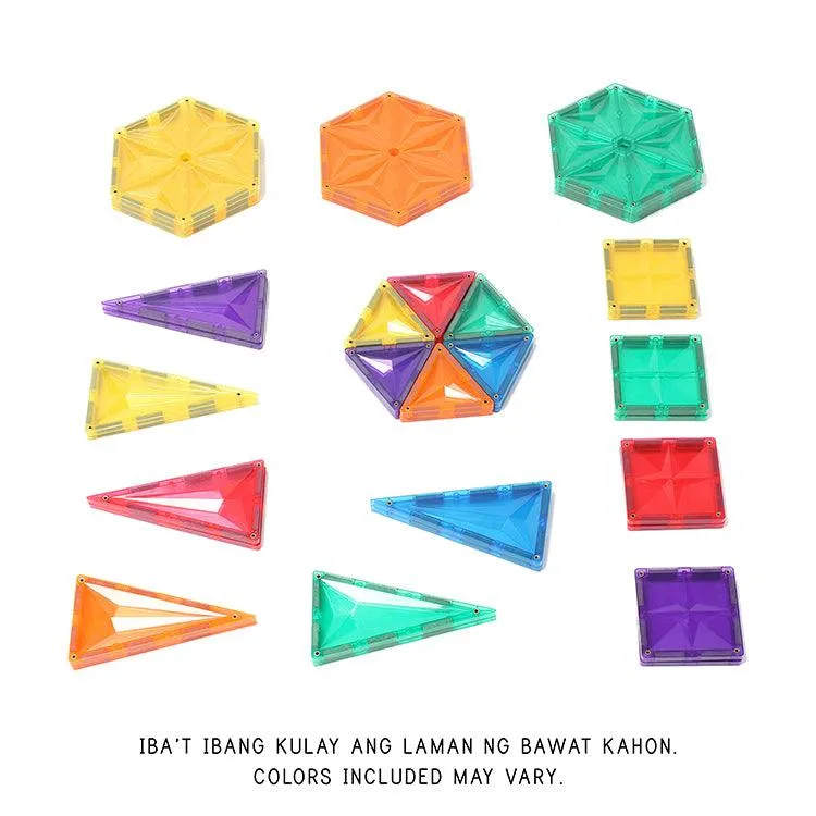 Tala Tiles Magnetic Tiles 40-Piece Assorted Shapes Set