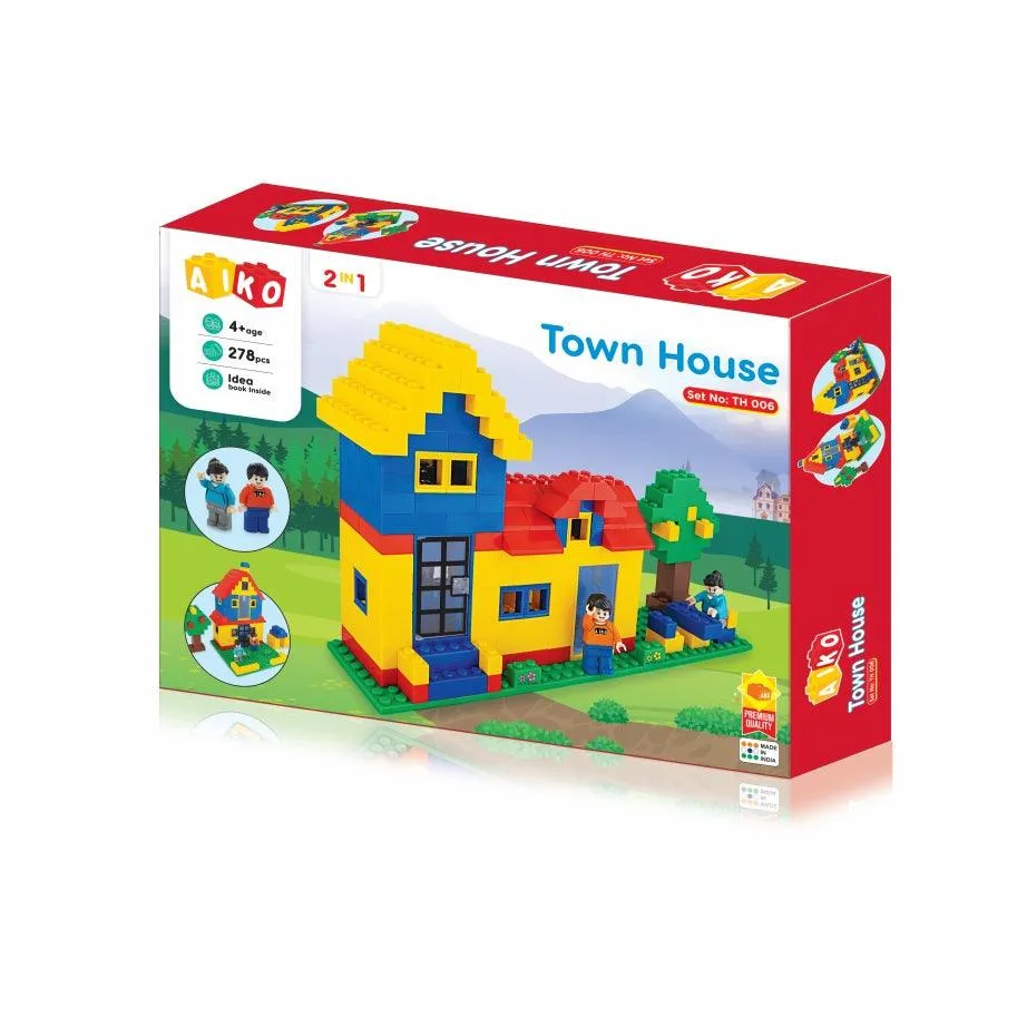 Town House Building Block Set No 6
