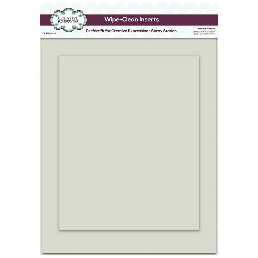 Wipe-Clean Inserts