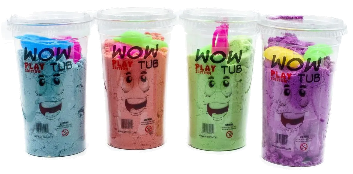 Wowtub Kinetic Sand Edition 4 x Kinetic Sand tubs - Wow
