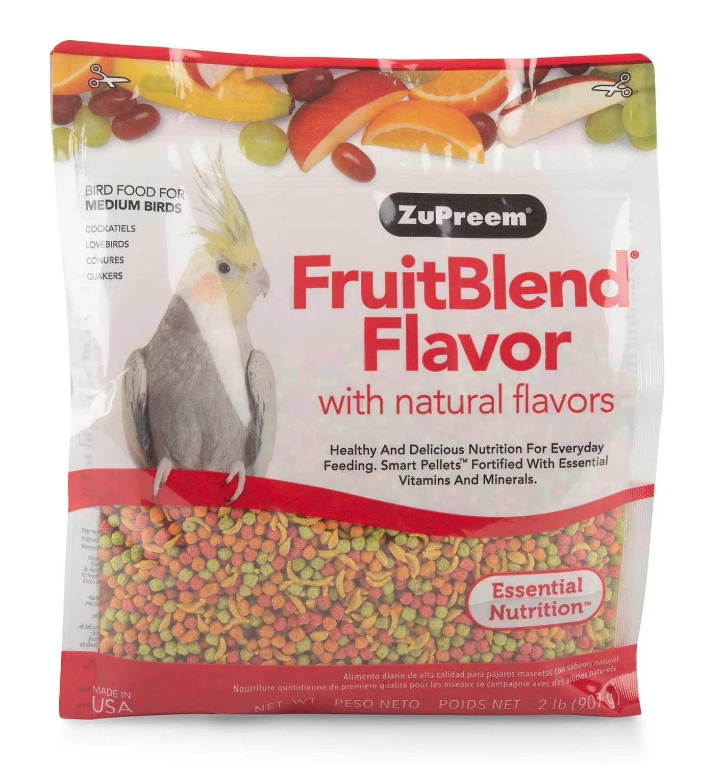 Zupreem FruitBlend Flavor Bird Food
