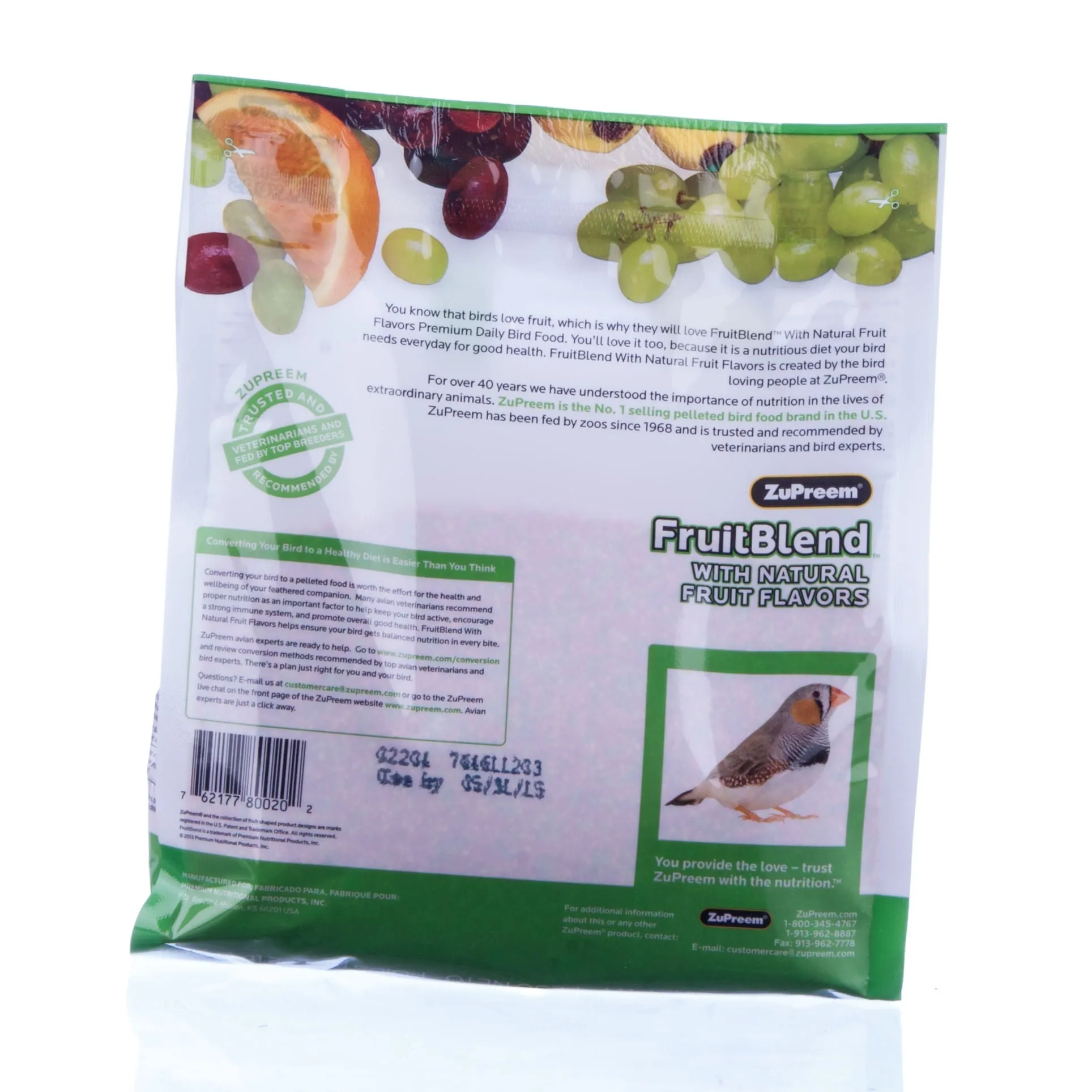 Zupreem FruitBlend Flavor Bird Food